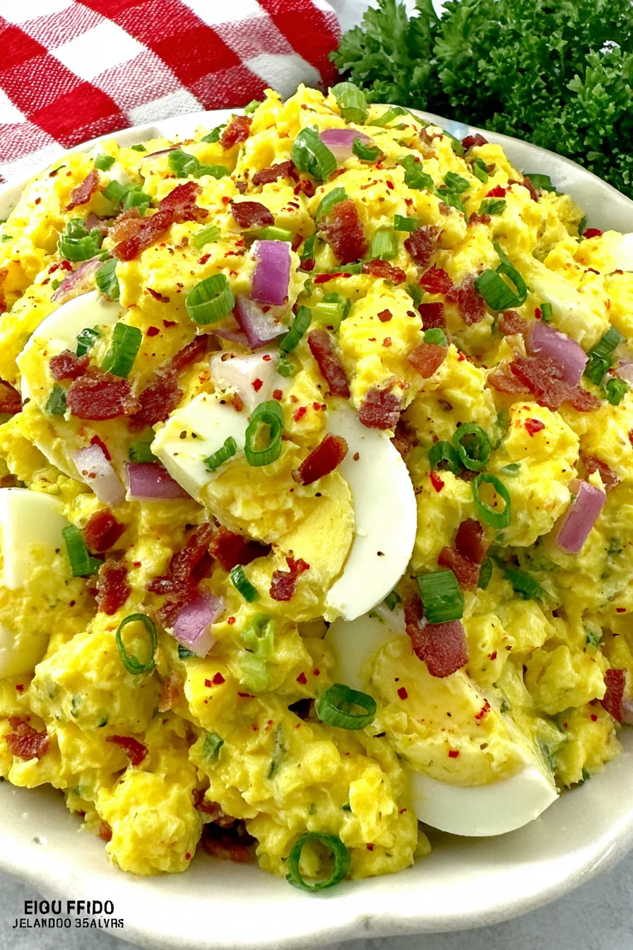 10 Minute Keto Deviled Egg Salad