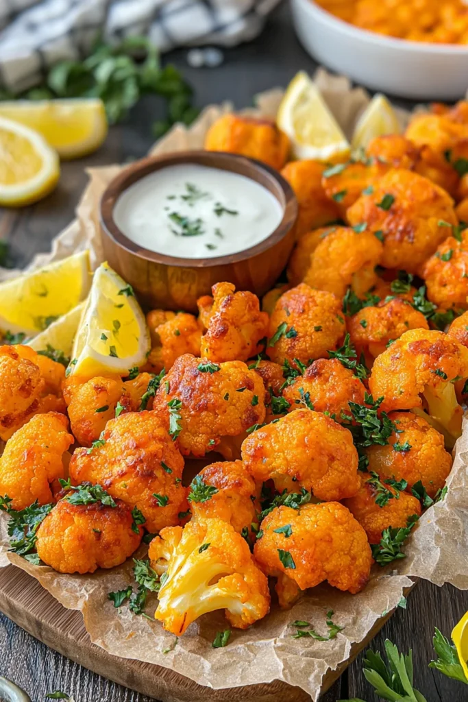Air Fryer Buffalo Cauliflower Recipe