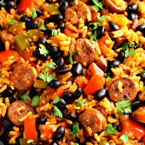 Black Beans and Rice with Sausage