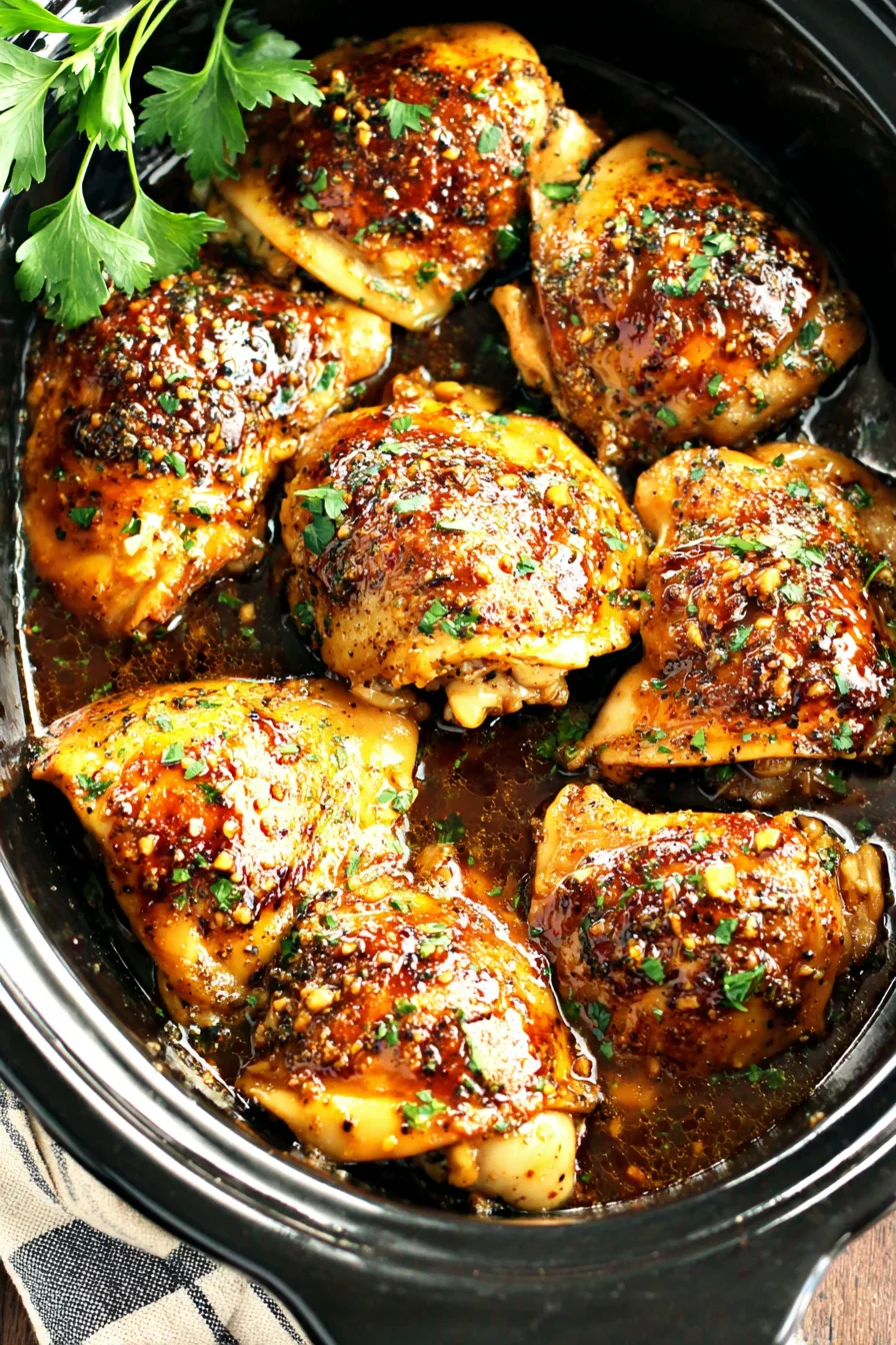 Crockpot Honey Garlic Chicken