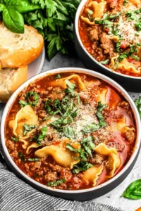 Crockpot Lasagna Soup