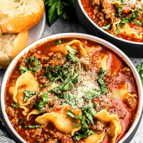 Crockpot Lasagna Soup