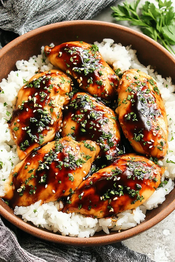 Dump and Go Crockpot Teriyaki Chicken