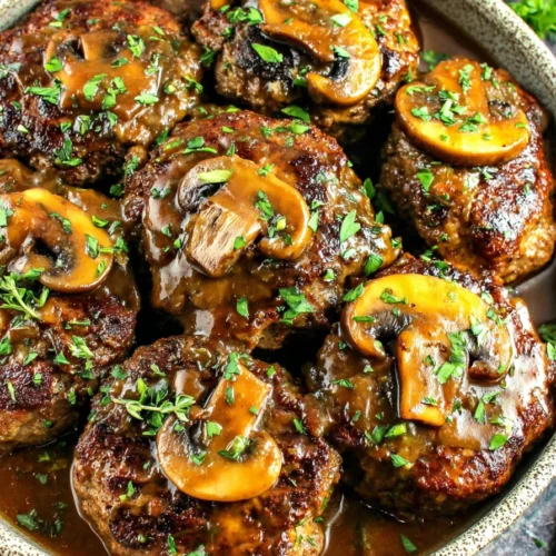 Easy Slow Cooker Salisbury Steak Recipe