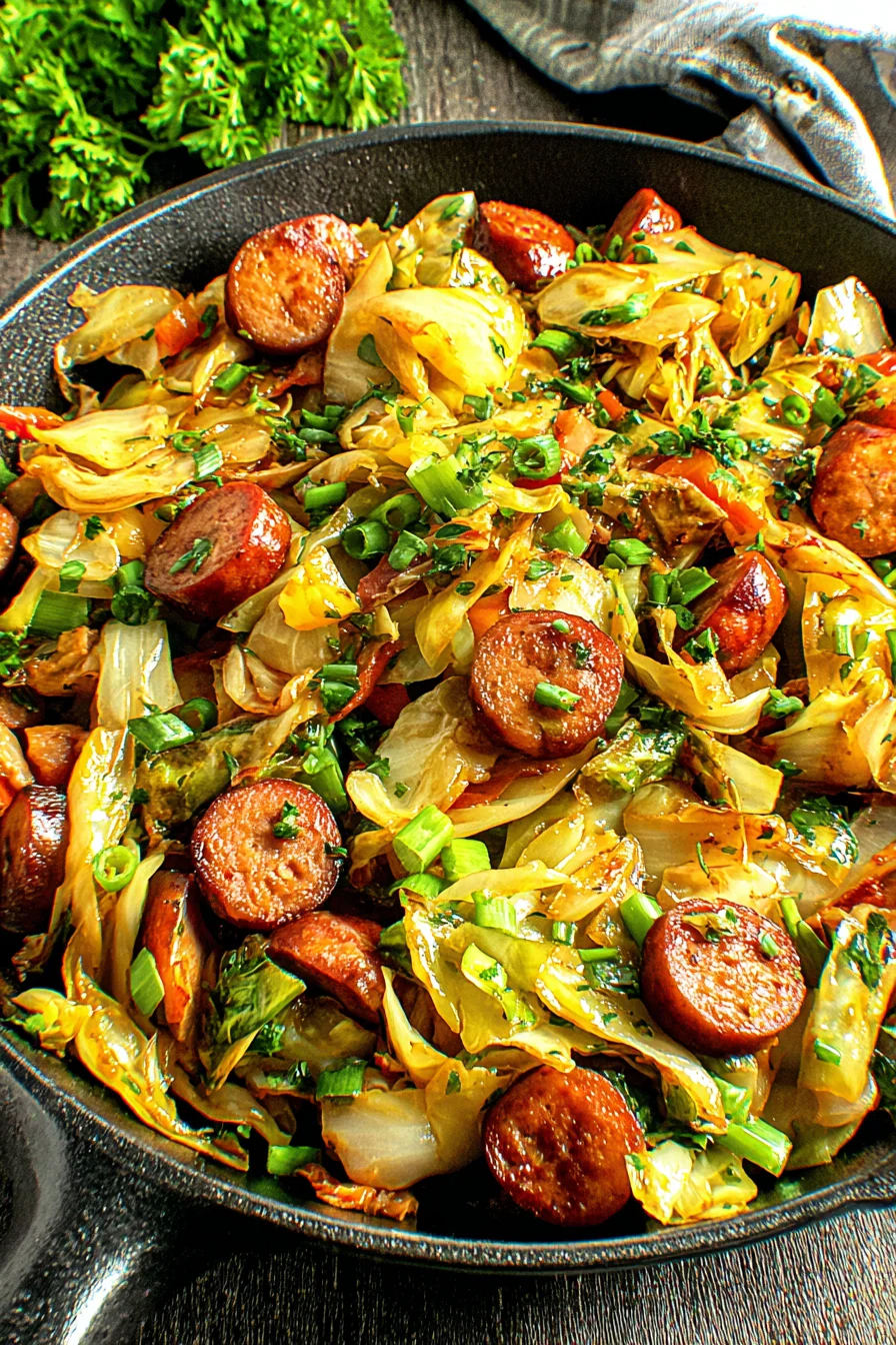 Sausage and Cabbage Stir Fry (30-Minutes)