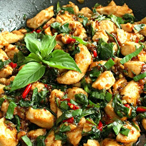 Thai Basil Chicken Keto Recipe