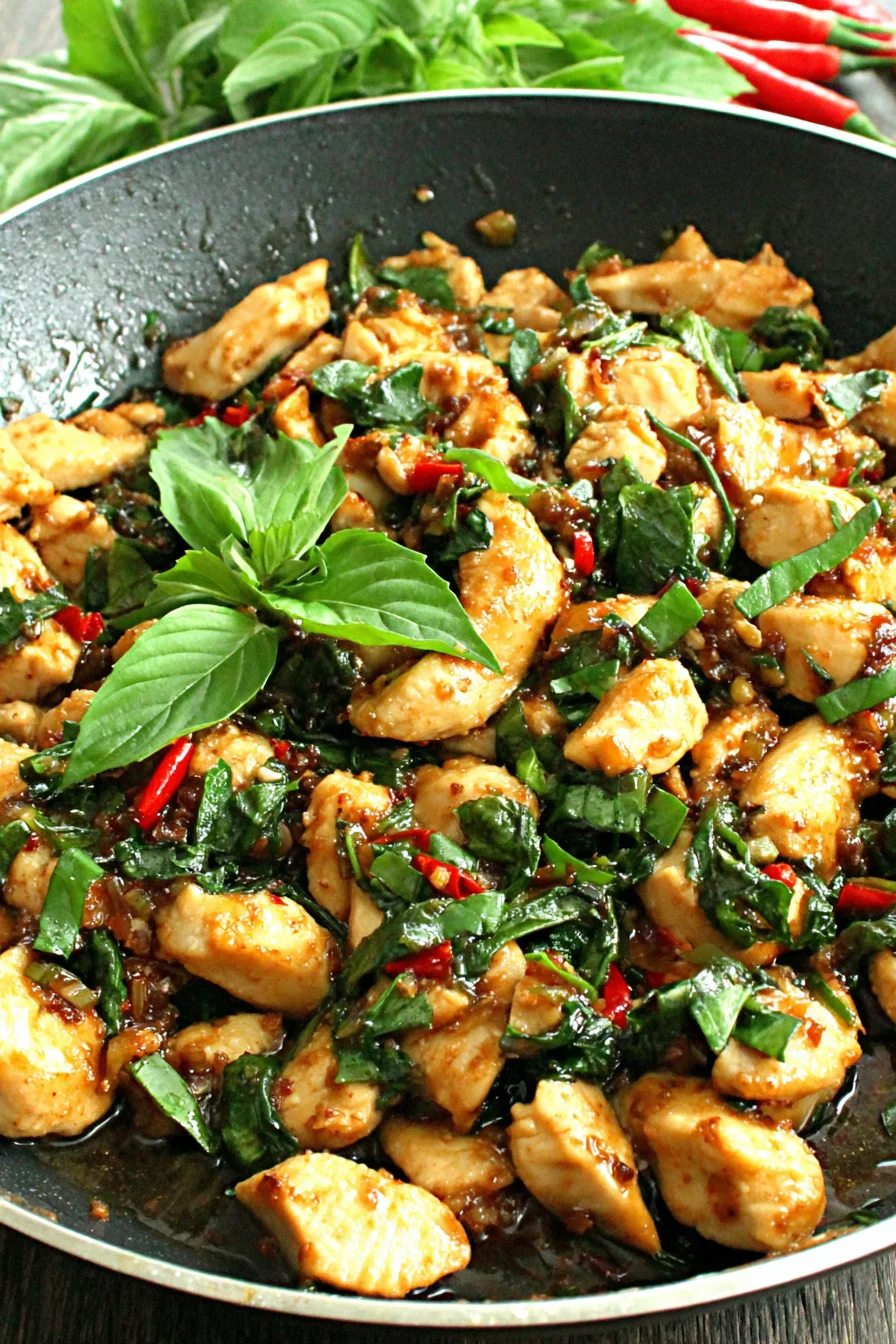 Thai Basil Chicken Keto Recipe