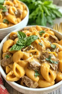 Creamy High-Protein Beef Pasta – Healthy & Delicious Meal Prep