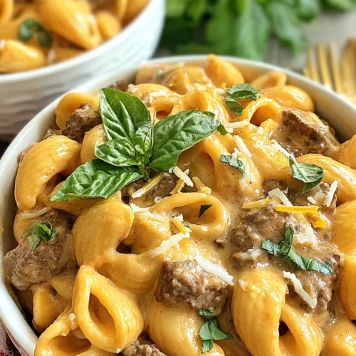 Creamy High-Protein Beef Pasta – Healthy & Delicious Meal Prep