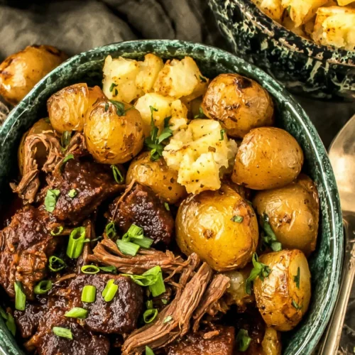 Crockpot Chipotle Pineapple Pot Roast Bowls