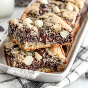 Melt-in-Your-Mouth Chocolate Chip Cookie Bars