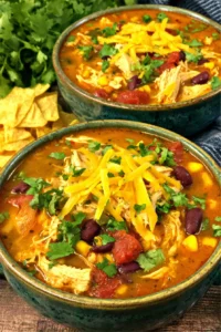 Slow Cooker Chicken Enchilada Soup