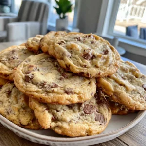 Ultra Thick Bakery Style Chocolate Chip Cookies – Crispy Edges, Gooey Centers