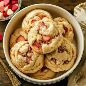 Valentine Strawberry Cookies Recipe