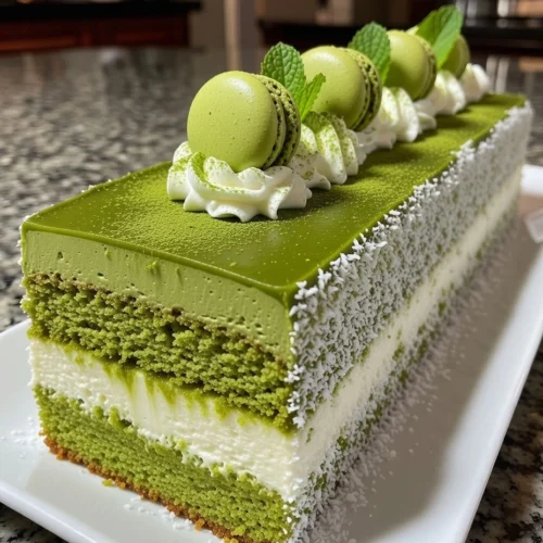 Matcha Green Tea Mousse Cake