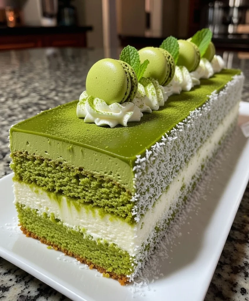Matcha Green Tea Mousse Cake