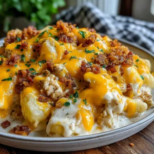 Slow Cooker Chicken Bacon Ranch Casserole