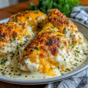 Slow Cooker Creamy Garlic Parmesan Chicken