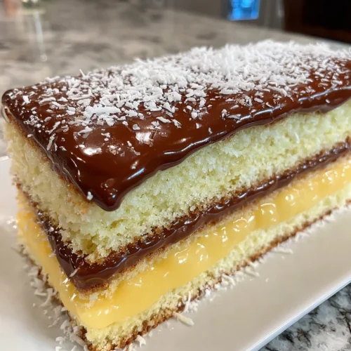 Chocolate Coconut Layer Cake