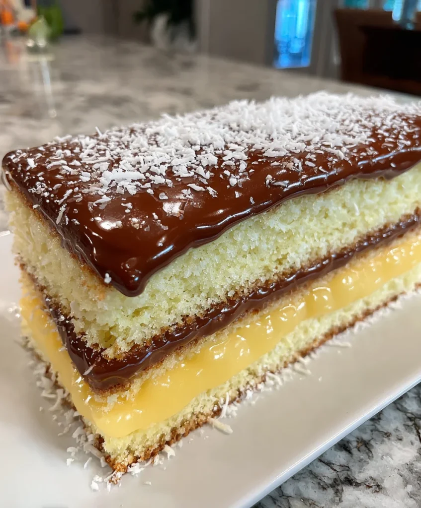Chocolate Coconut Layer Cake