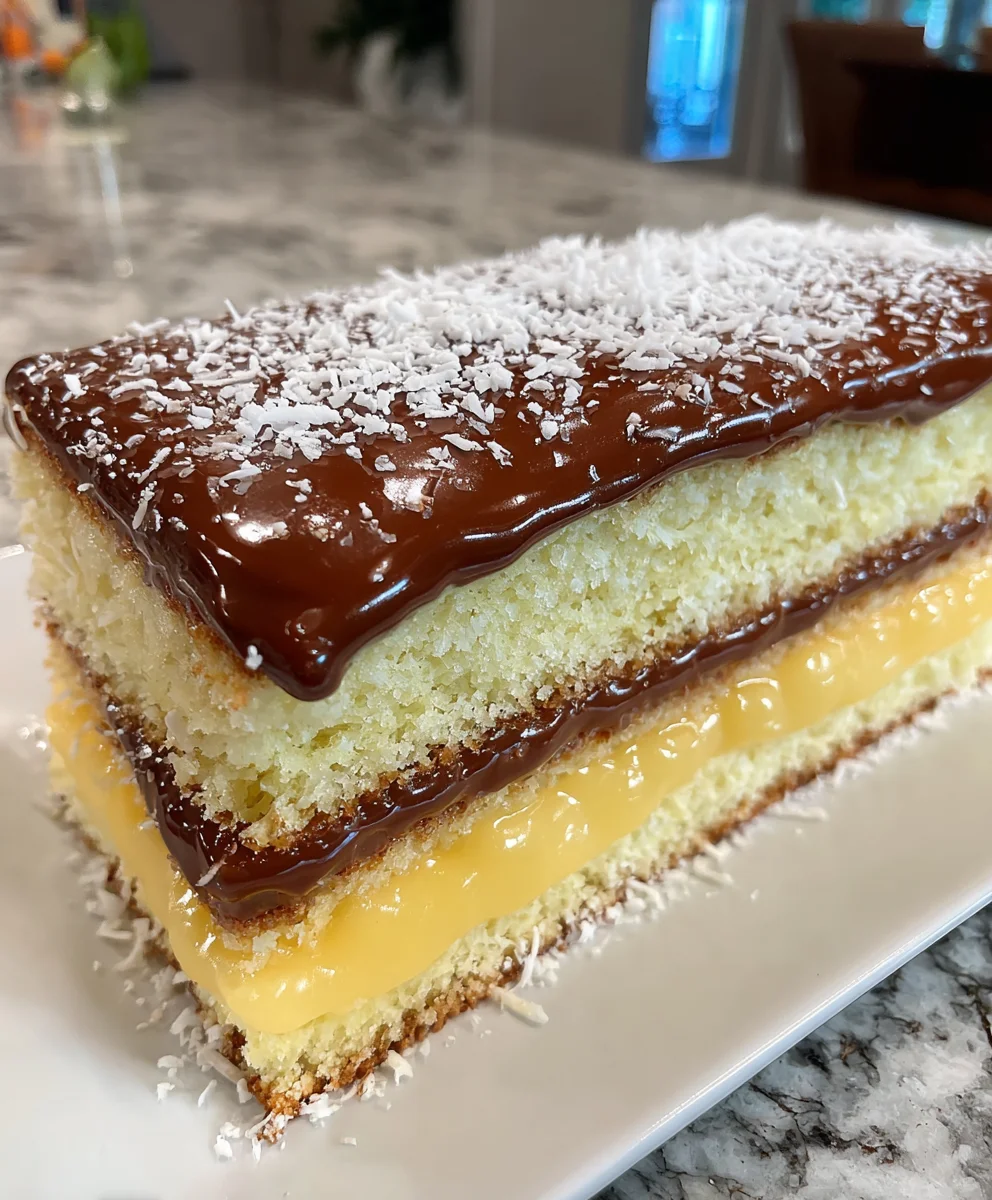 Chocolate Coconut Layer Cake