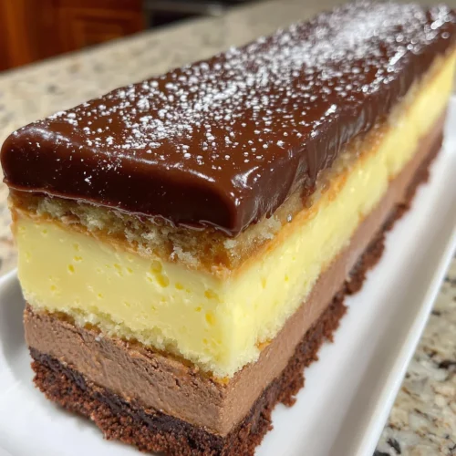 Chocolate Peanut Butter Mousse Cake