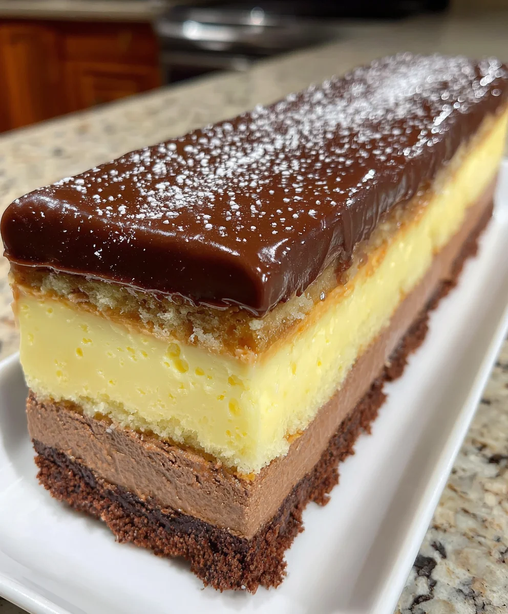 Chocolate Peanut Butter Mousse Cake