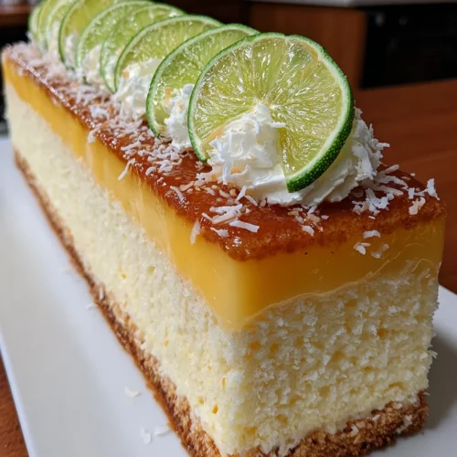 Coconut Lime Mousse Cake