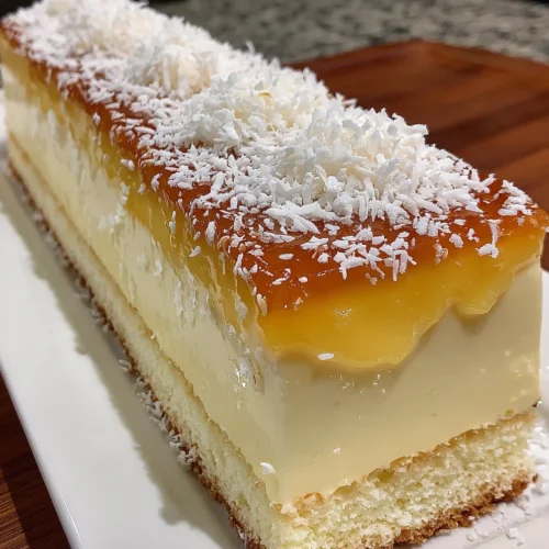 Coconut Vanilla Mousse Cake