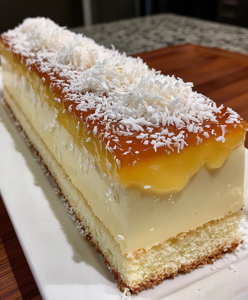 Coconut Vanilla Mousse Cake