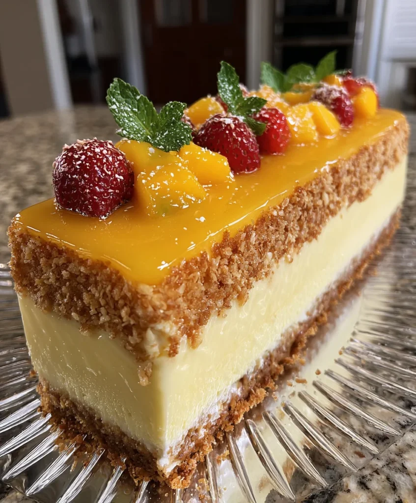 Mango Mousse Cheesecake