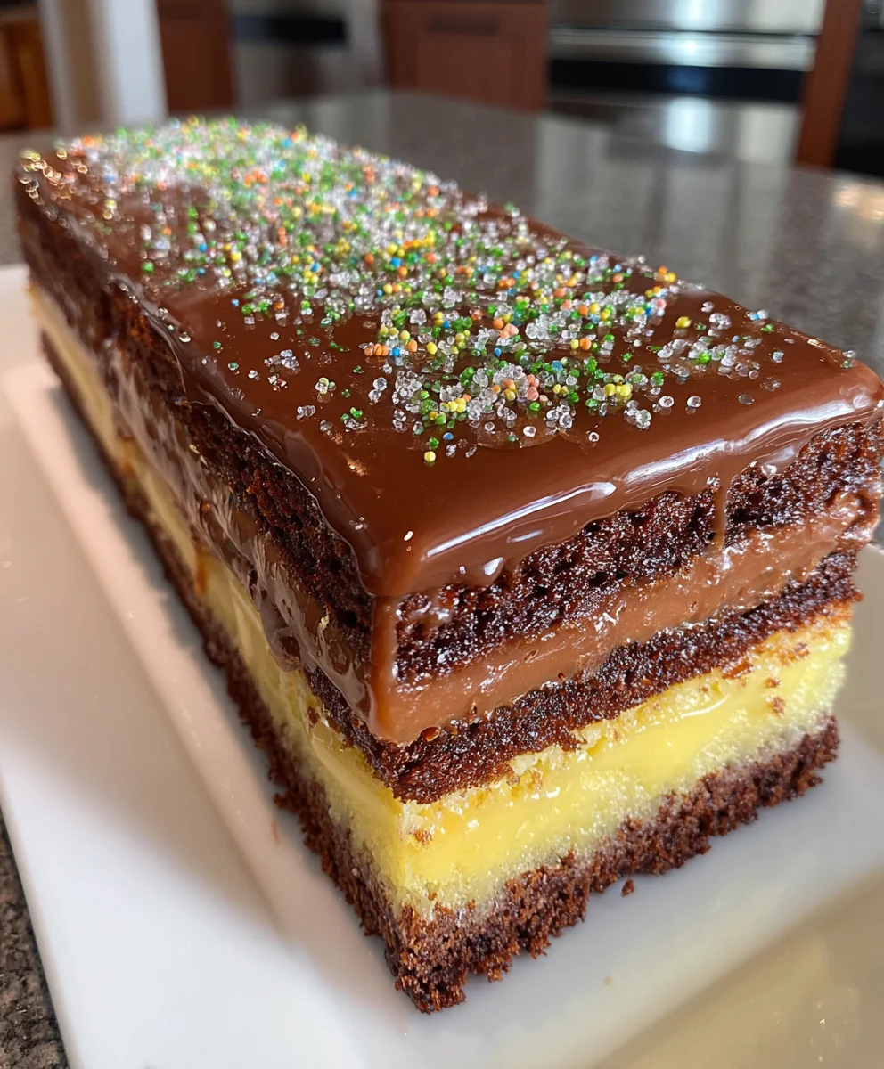 Mocha Fudge Layer Cake