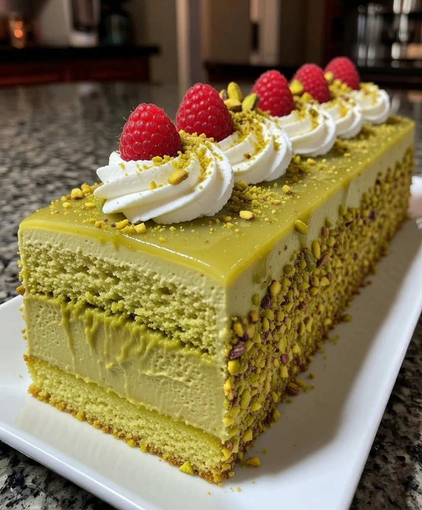 Pistachio Mousse Cake
