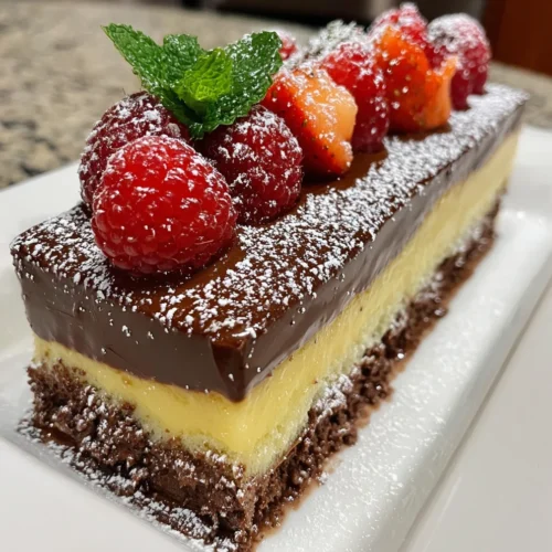 Raspberry Chocolate Mousse Cake