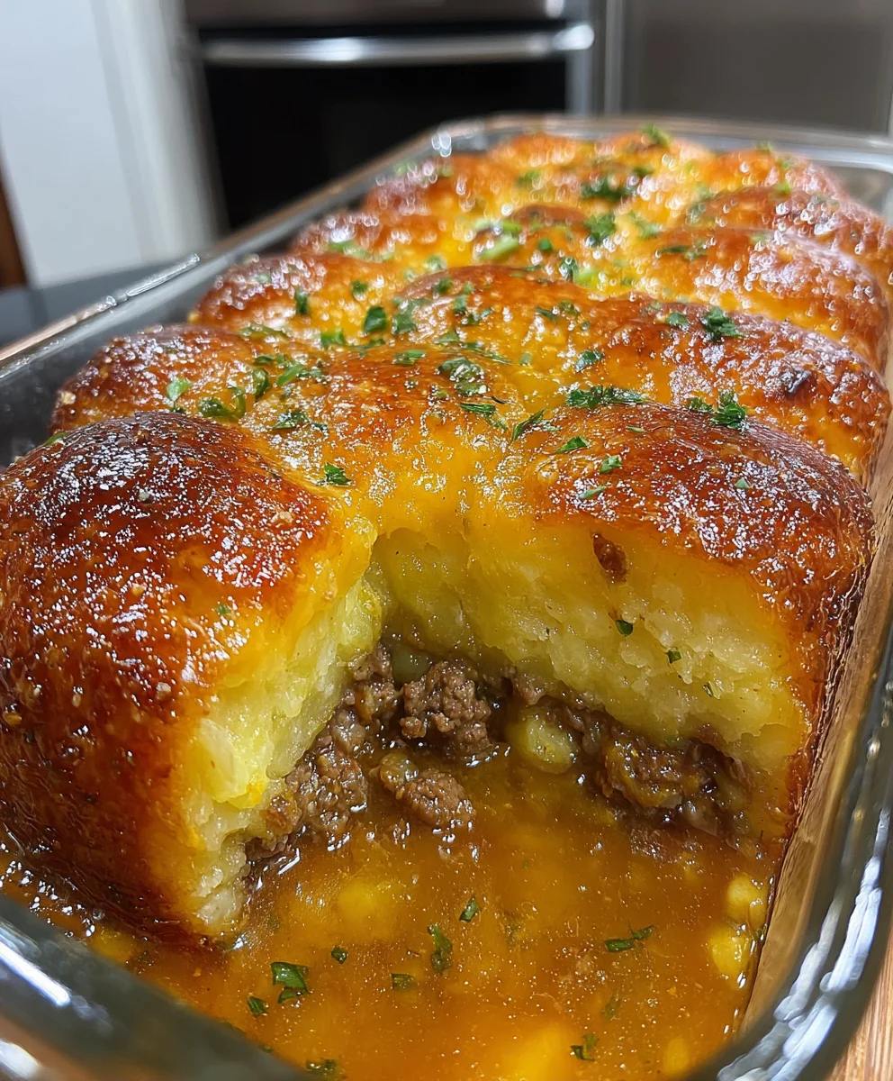 Slow Cooker Beefy Cheesy Potato Bake