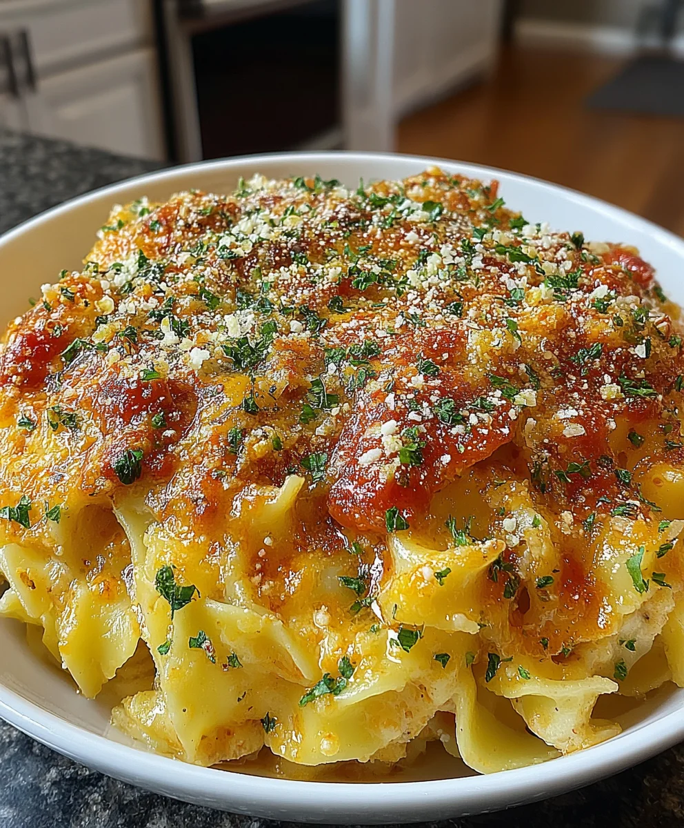 Slow Cooker Chicken Parmesan Casserole