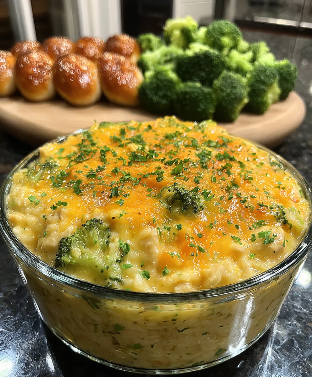 Slow Cooker Creamy Chicken & Broccoli Bake