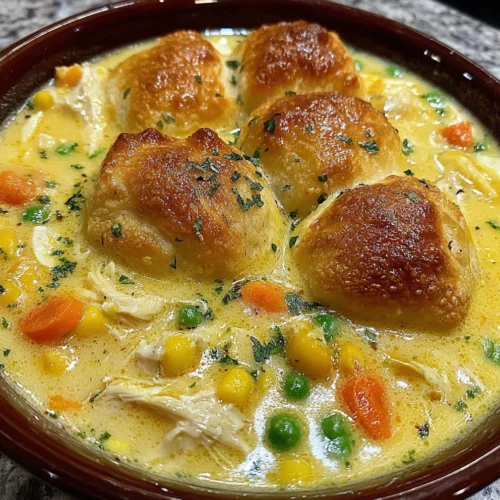 Slow Cooker Creamy Chicken Pot Pie Stew