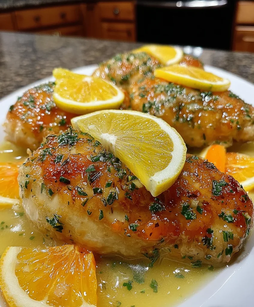 Slow Cooker Creamy Lemon Herb Chicken