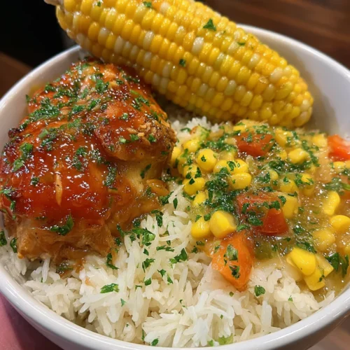 Slow Cooker Honey Butter Chicken & Corn