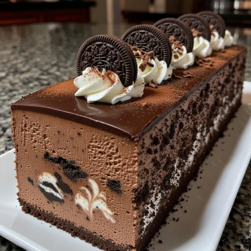 Cookies and Cream Mousse Cake