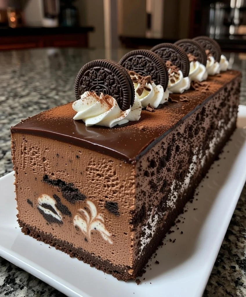 Cookies and Cream Mousse Cake