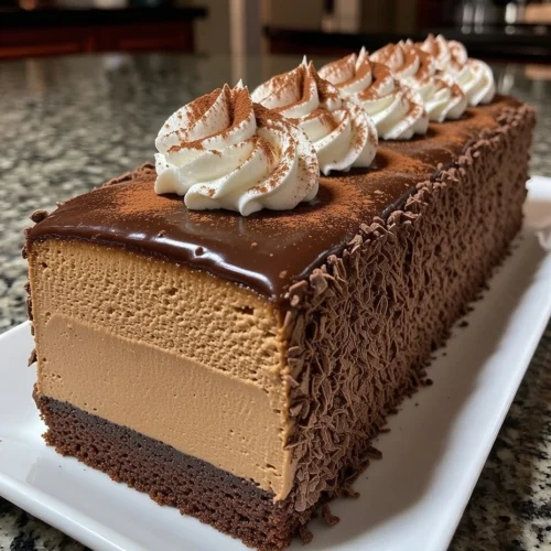 Mocha Coffee Mousse Cake