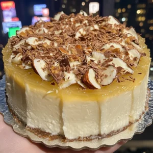 Almond Joy Coconut Chocolate Mousse Cake