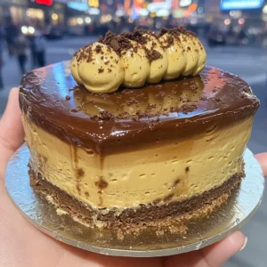 Mocha Cappuccino Mousse Cake