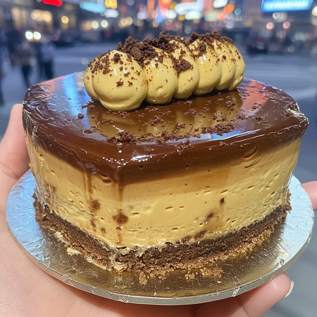 Mocha Cappuccino Mousse Cake