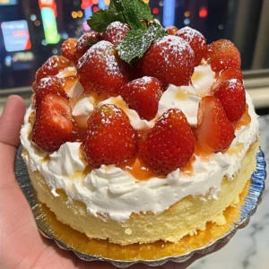 Strawberry Shortcake Cream Mousse Cake