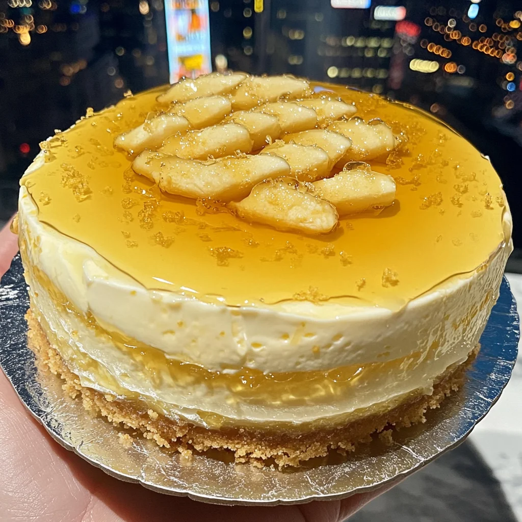 Vanilla Honey Mascarpone Mousse Cake