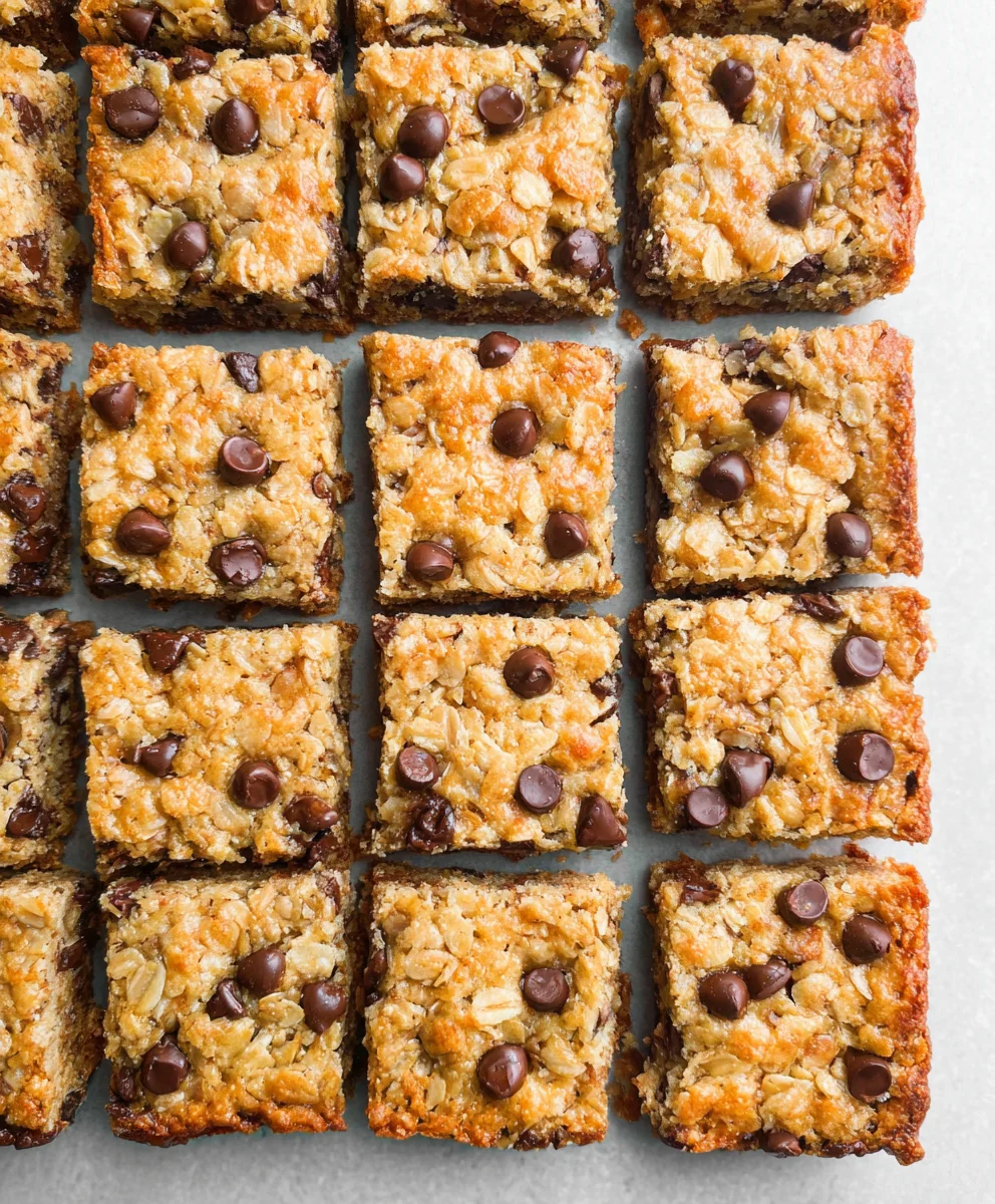 Oatmeal Chocolate Chip Bars: The Perfect Snack or Dessert