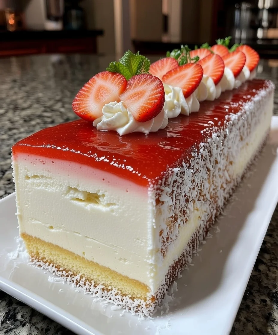 Layer Strawberry Cheesecake